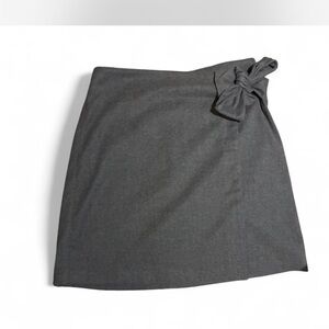 Banana Republic Charcoal Skirt with Bow